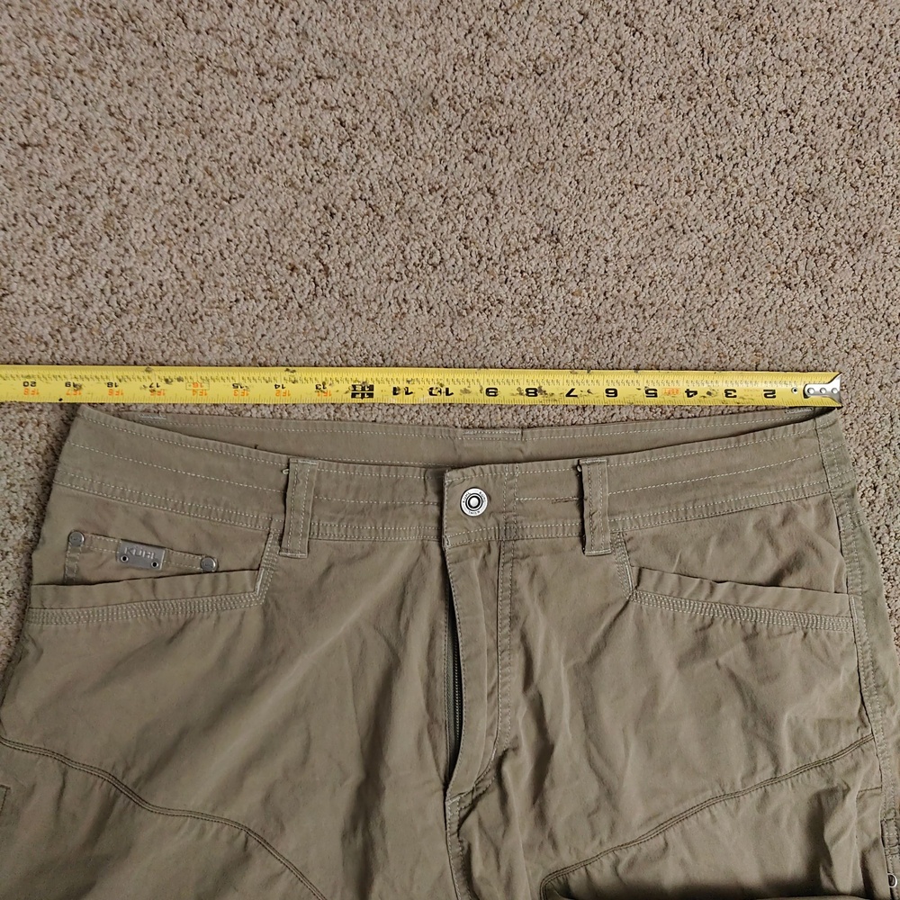 KUHL Renegade Short Men 36 Khaki Outdoor Hiking Quick Dry‎ Stretch - Picture 15 of 16